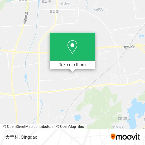 大荒村 map
