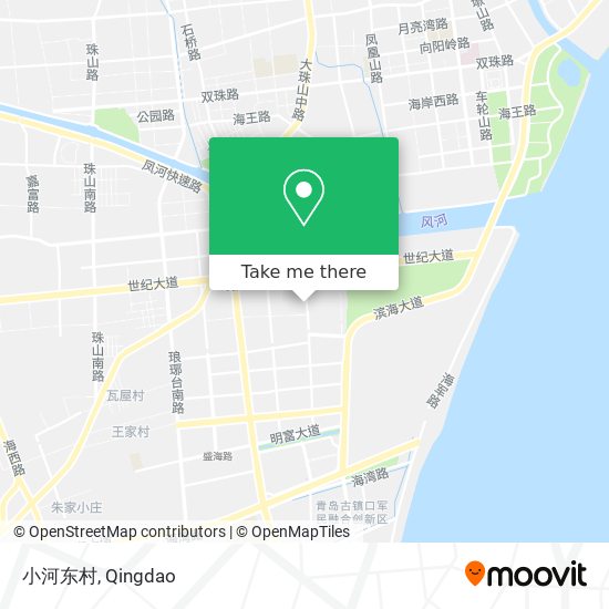 小河东村 map