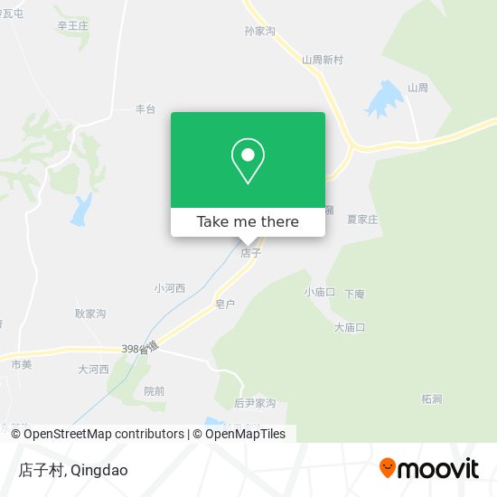 店子村 map