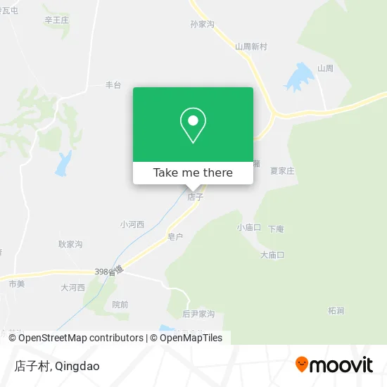 店子村 map