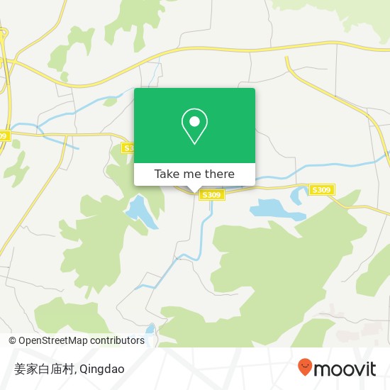 姜家白庙村 map