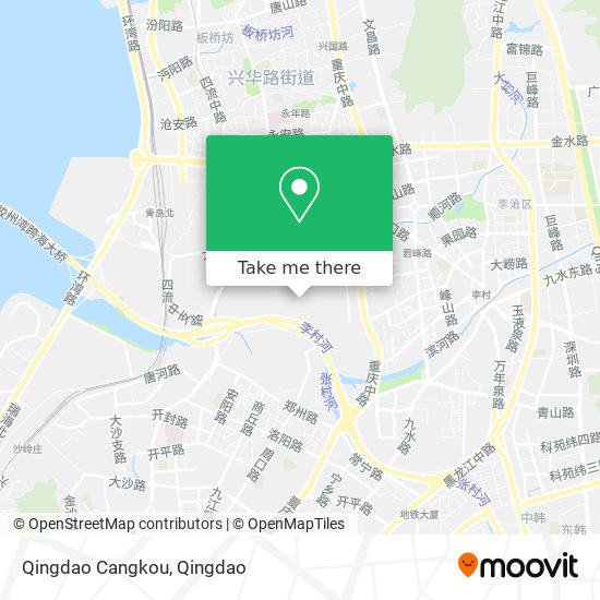 Qingdao Cangkou map