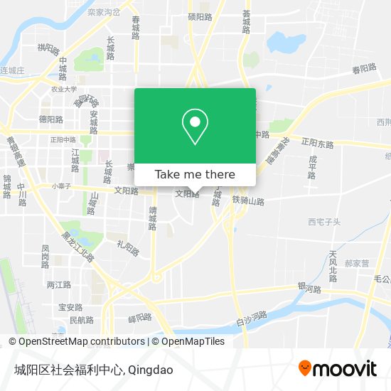 城阳区社会福利中心 map