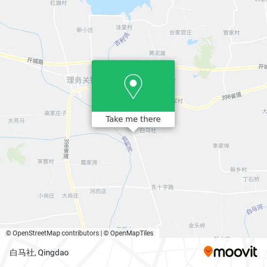 白马社 map