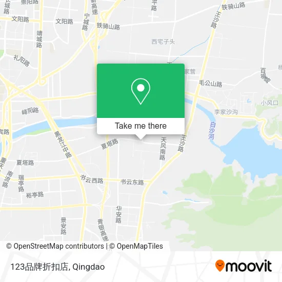 123品牌折扣店 map