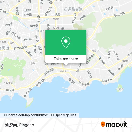 渔捞面 map