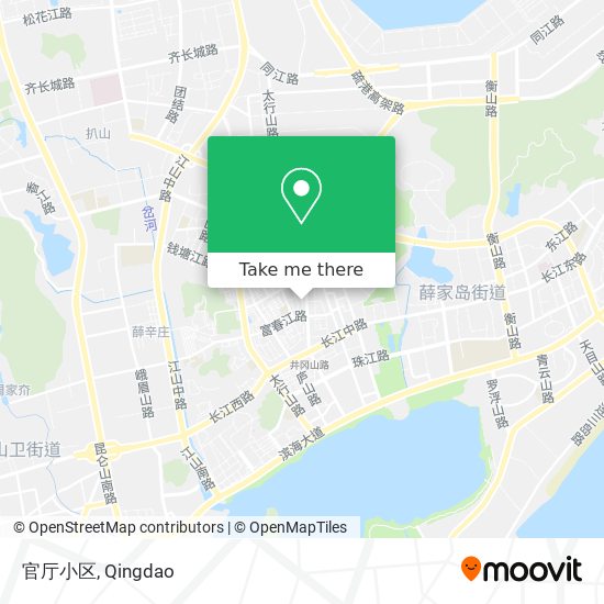 官厅小区 map
