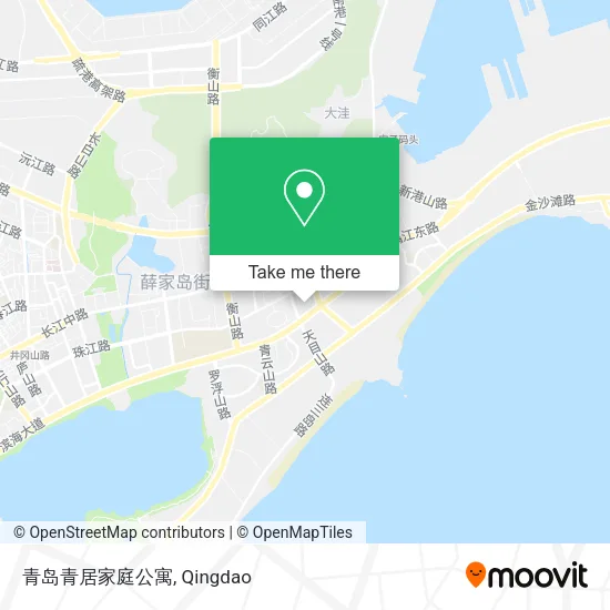青岛青居家庭公寓 map