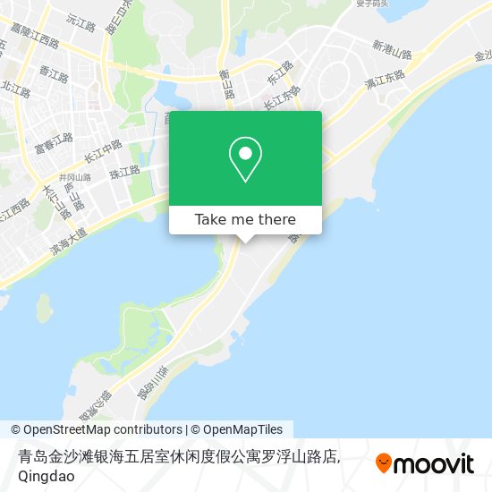 青岛金沙滩银海五居室休闲度假公寓罗浮山路店 map