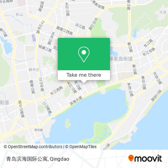 青岛滨海国际公寓 map