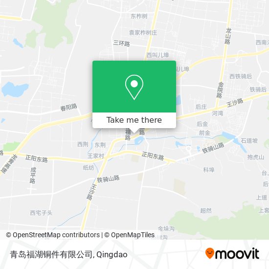 青岛福湖铜件有限公司 map