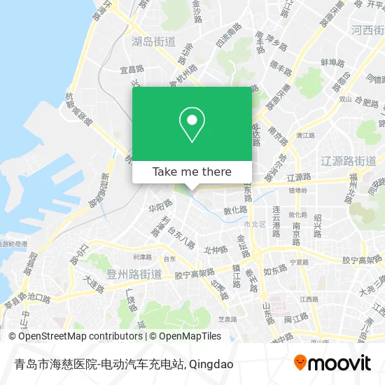 青岛市海慈医院-电动汽车充电站 map