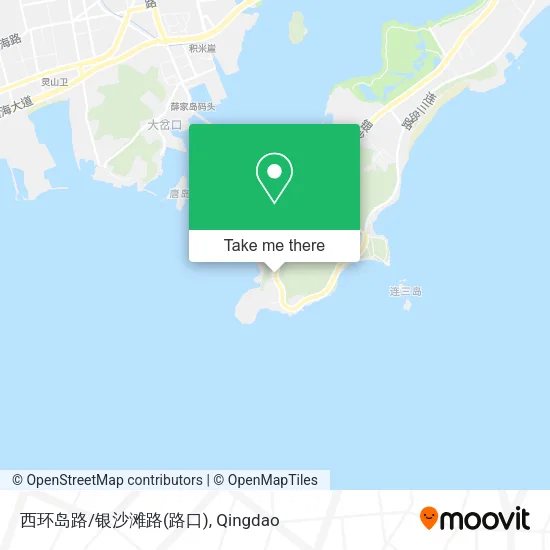 西环岛路/银沙滩路(路口) map