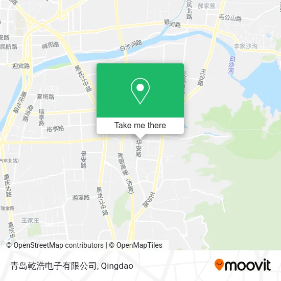 青岛乾浩电子有限公司 map