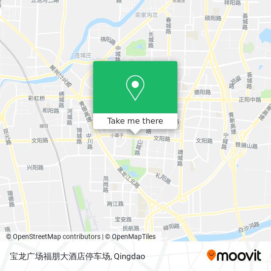 宝龙广场福朋大酒店停车场 map
