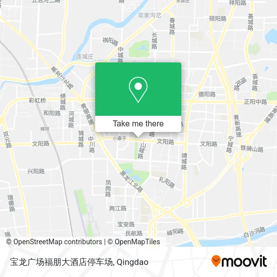 宝龙广场福朋大酒店停车场 map