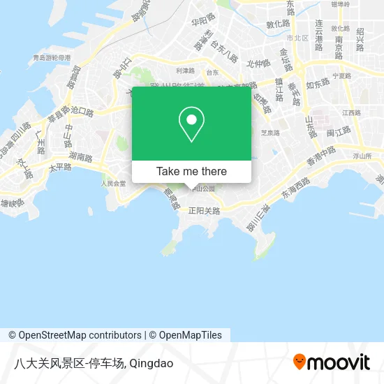 八大关风景区-停车场 map