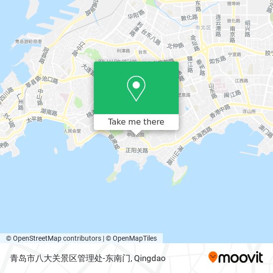 青岛市八大关景区管理处-东南门 map