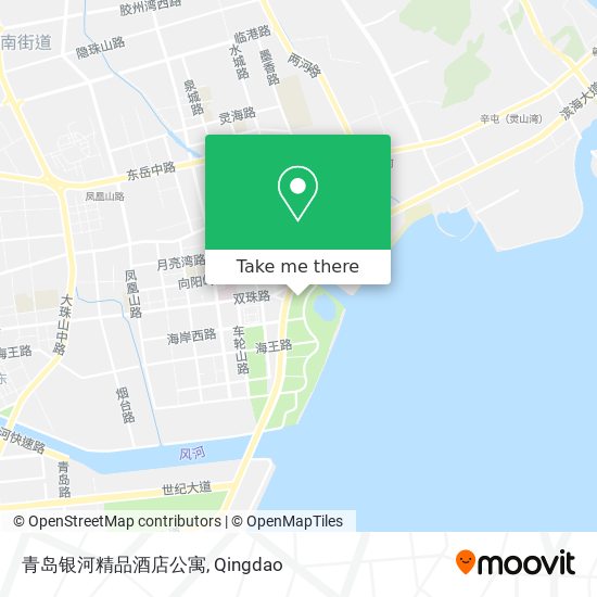 青岛银河精品酒店公寓 map