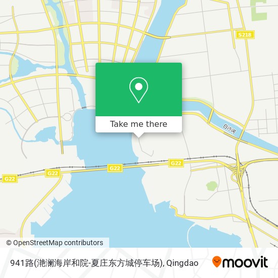 941路(滟澜海岸和院-夏庄东方城停车场) map