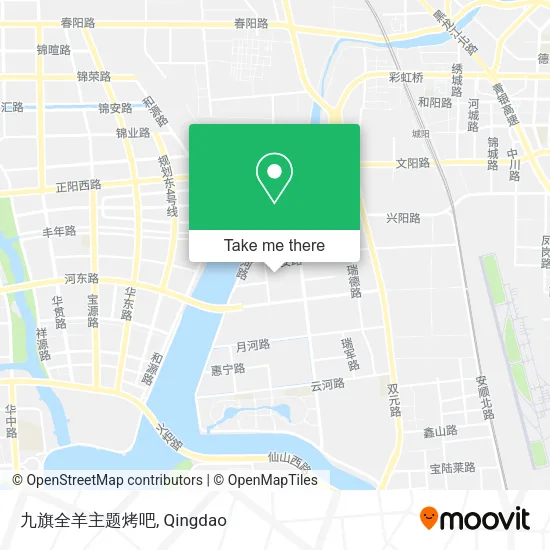 九旗全羊主题烤吧 map