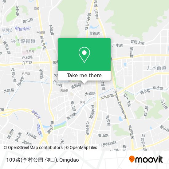 109路(李村公园-仰口) map
