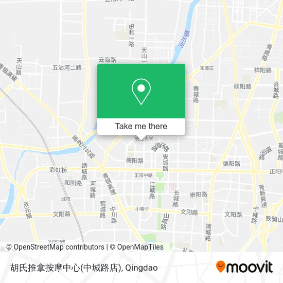 胡氏推拿按摩中心(中城路店) map