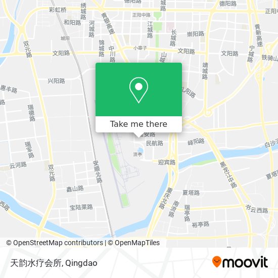 天韵水疗会所 map