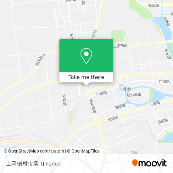 上马钢材市场 map