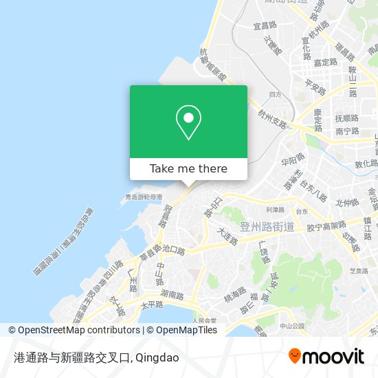 港通路与新疆路交叉口 map