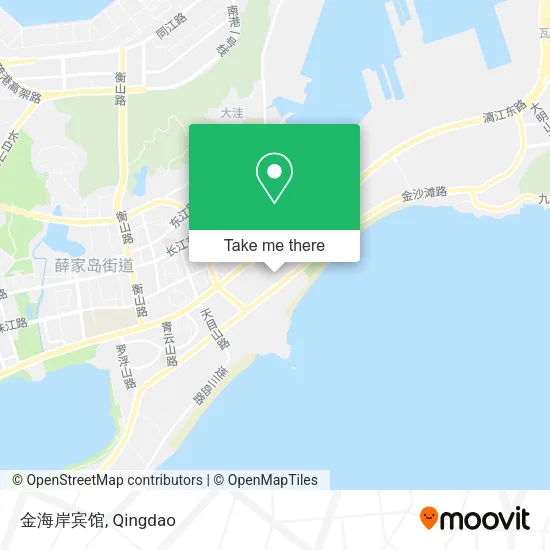 金海岸宾馆 map