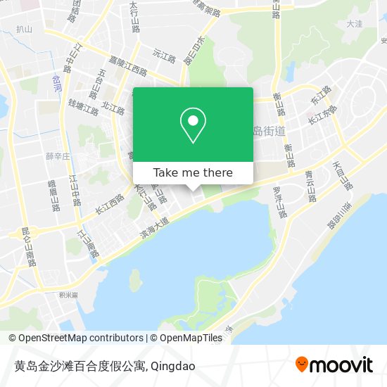 黄岛金沙滩百合度假公寓 map