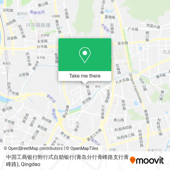 中国工商银行附行式自助银行(青岛分行青峰路支行青峰路) map