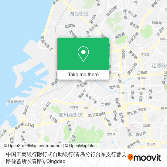 中国工商银行附行式自助银行(青岛分行台东支行曹县路储蓄所长春路) map
