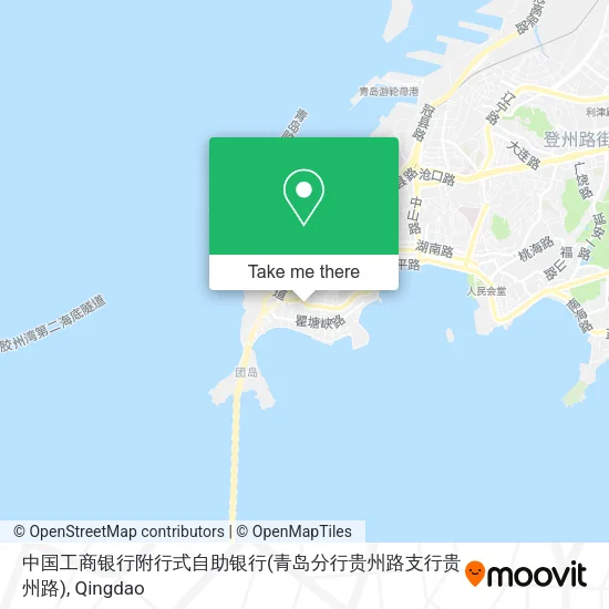 中国工商银行附行式自助银行(青岛分行贵州路支行贵州路) map