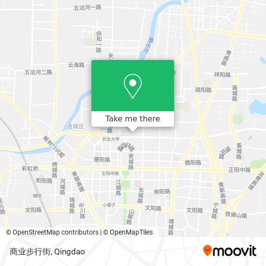 商业步行街 map