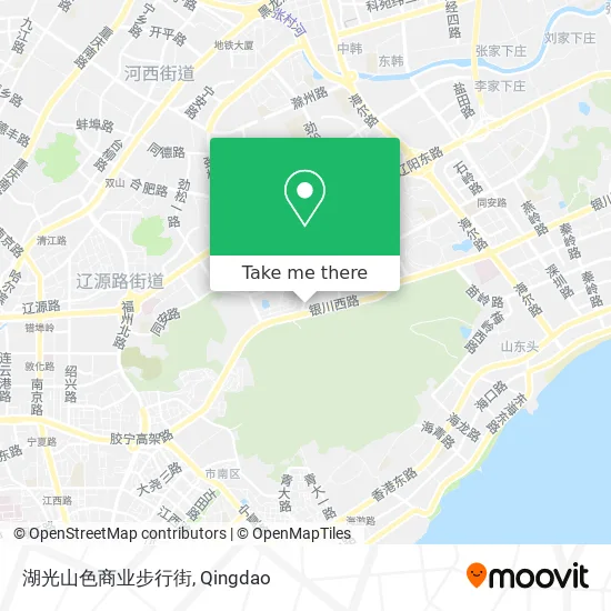 湖光山色商业步行街 map