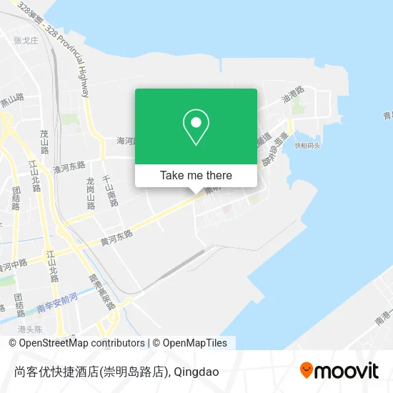 尚客优快捷酒店(崇明岛路店) map