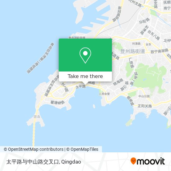 太平路与中山路交叉口 map