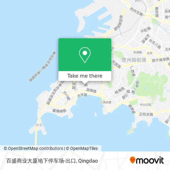 百盛商业大厦地下停车场-出口 map