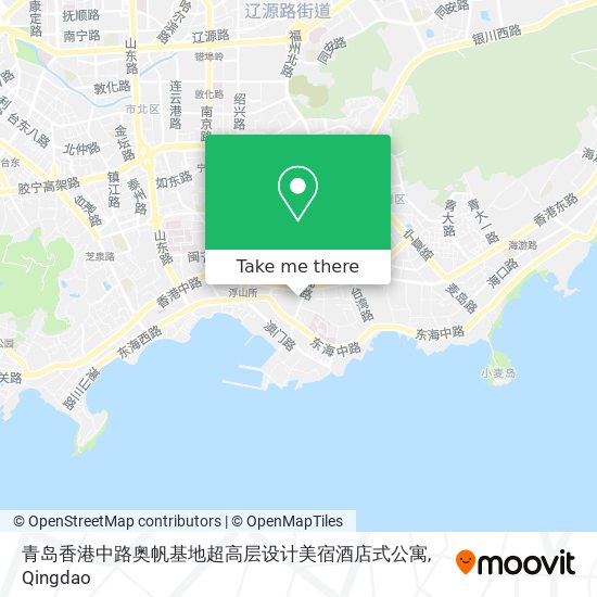 青岛香港中路奥帆基地超高层设计美宿酒店式公寓 map