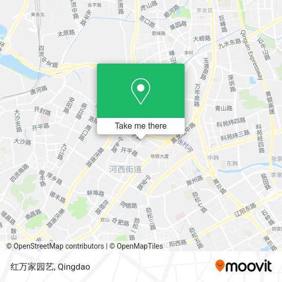 红万家园艺 map