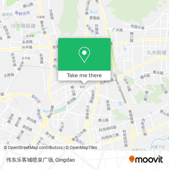 伟东乐客城喷泉广场 map