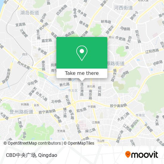 CBD中央广场 map