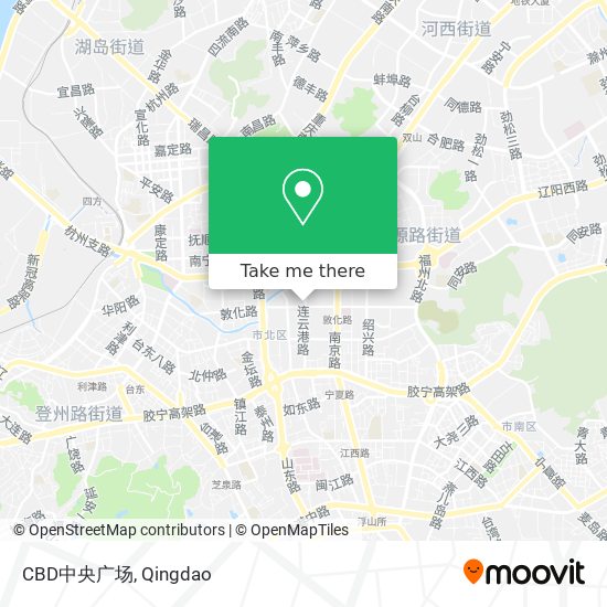 CBD中央广场 map