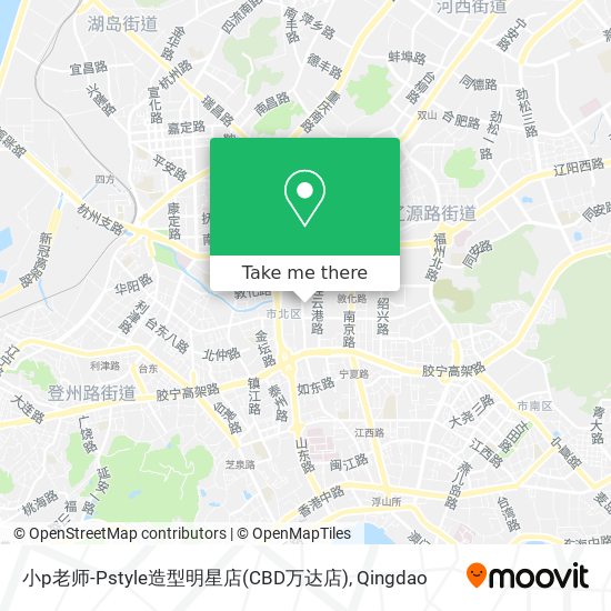 小p老师-Pstyle造型明星店(CBD万达店) map