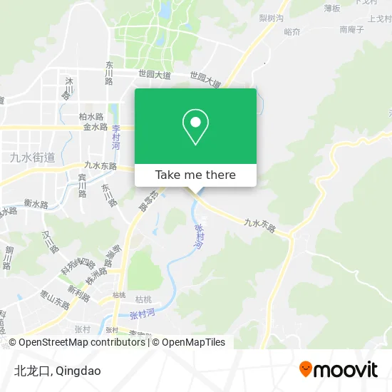 北龙口 map