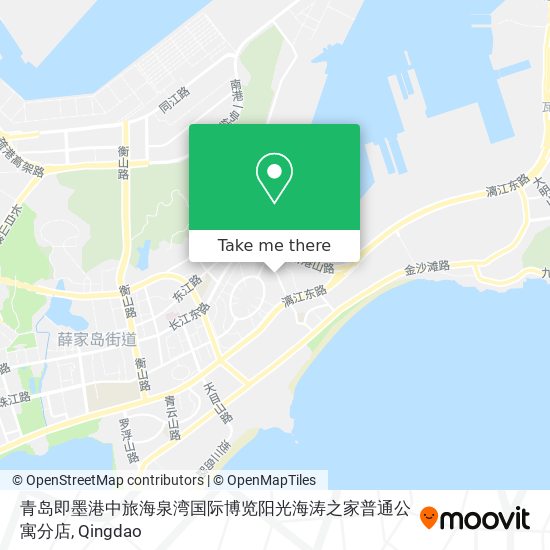青岛即墨港中旅海泉湾国际博览阳光海涛之家普通公寓分店 map