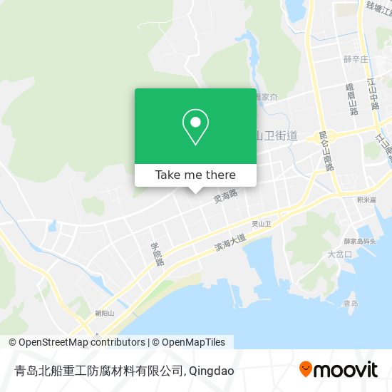 青岛北船重工防腐材料有限公司 map
