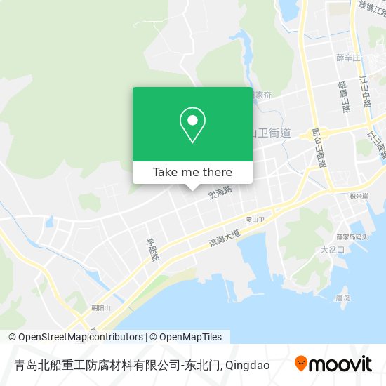 青岛北船重工防腐材料有限公司-东北门 map